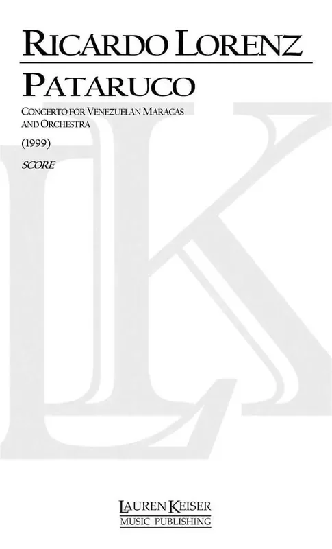 Ricardo Lorenz Pataruco Orchester mit Solo