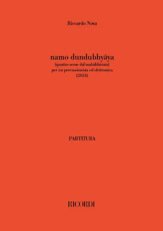Riccardo Nova namo dundubhyāya Sonstige Percussion