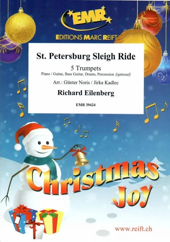 Richard Eilenberg St. Petersburg Sleigh Ride (Arr. Jirka Kadlec) Trompete Ensemble