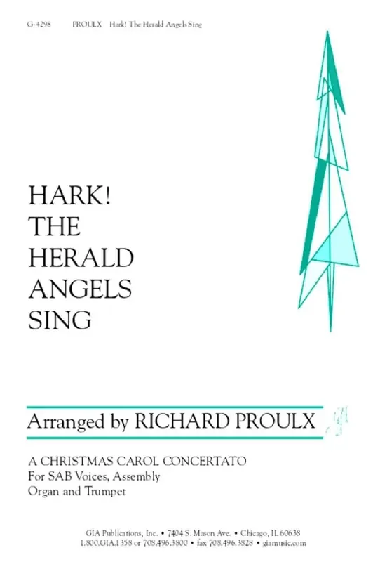 Richard Proulx Hark! the Herald Angels Sing – Instrumental Part Gemischter Chor mit Begleitung