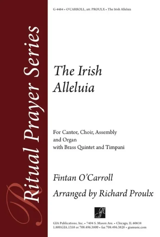 Richard Proulx Irish Alleluia, The Gemischter Chor mit Begleitung