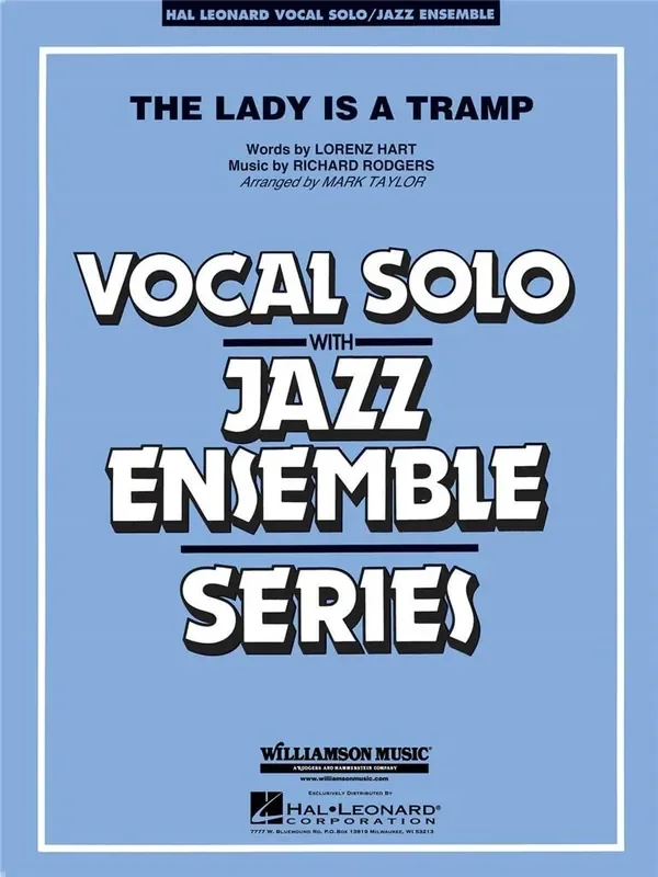 Richard Rodgers The Lady Is a Tramp [Key Bb] (Arr. Mark Taylor) Jazz Ensemble mit Gesang