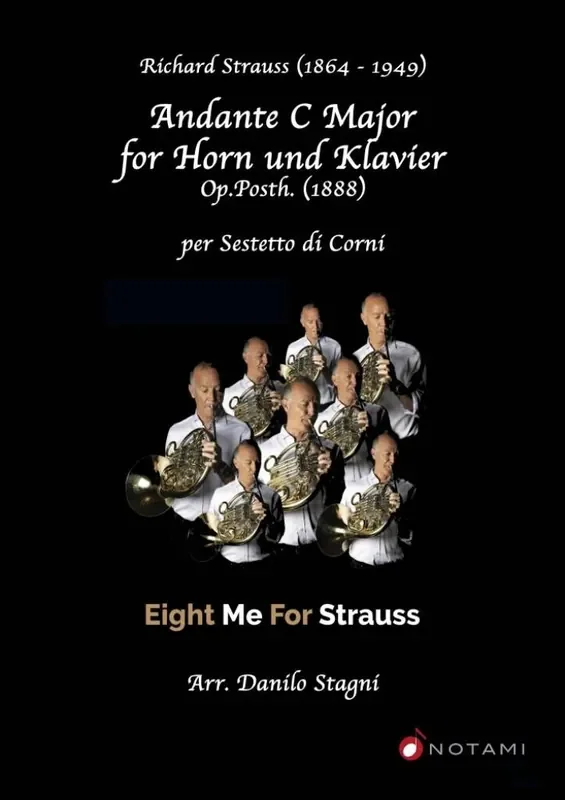 Richard Strauss Andante C Major For Horn Und Klavier (Arr. Danilo Stagni) Horn Ensemble