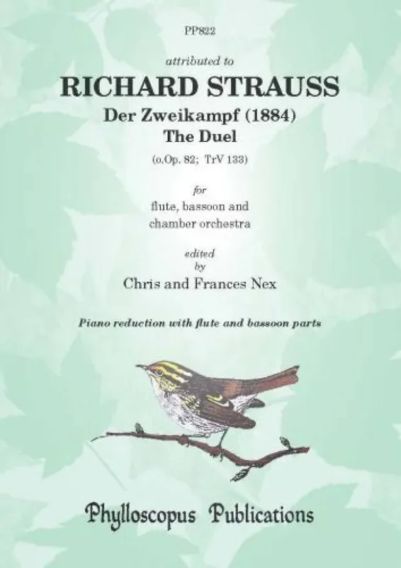 Richard Strauss Der Zweikampf [The Duel] (1884) (Arr. Chris Nex) Kammerorchester