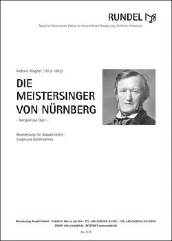 Richard Wagner Die Meistersinger von Nürnberg (Arr. Siegmund Goldhammer) Blasorchester