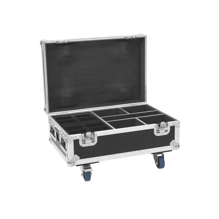 Roadinger Flightcase 4x AKKU IP UP-4 Plus HCL Spot WDMX mit Ladefunktion
