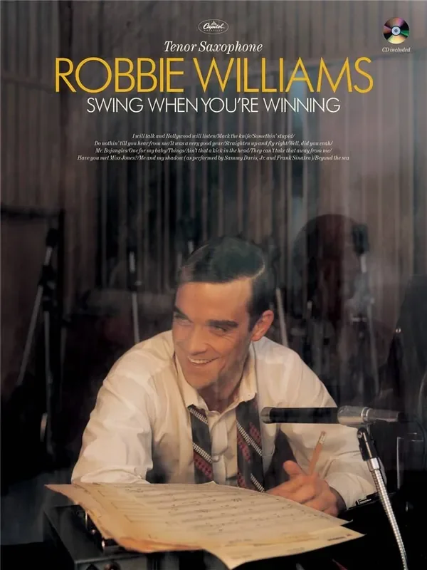 Robbie Williams Swing When You‘re Winning Tenorsaxophon mit Begleitung