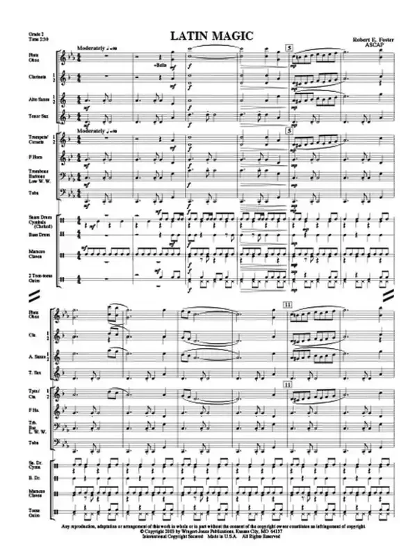 Robert E. Foster Latin Magic Blasorchester