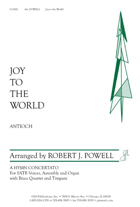 Robert J. Powell Joy to the World Gemischter Chor mit Begleitung