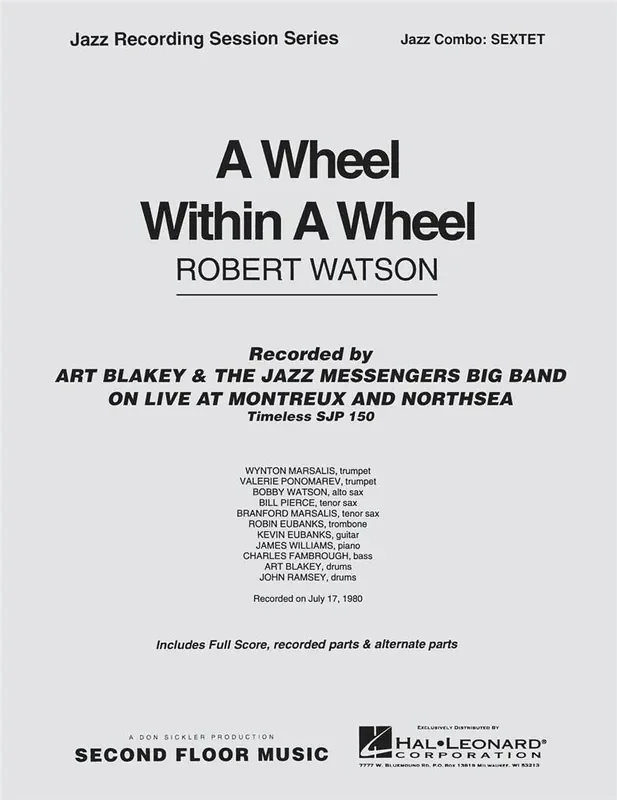 Robert Watson A Wheel within a Wheel Jazz Ensemble