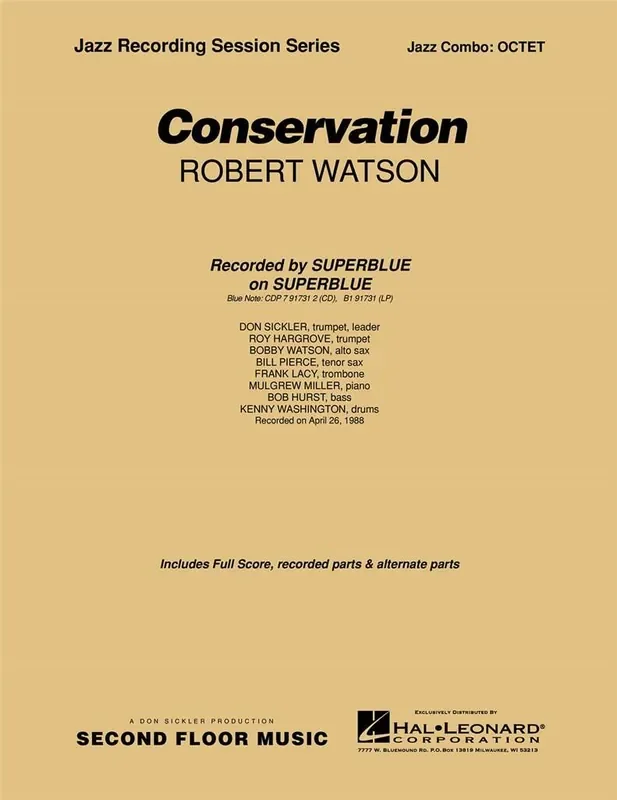 Robert Watson Conservation (Arr. Don Sickler) Horn Ensemble