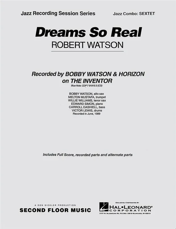Robert Watson Dreams So Real Ammouliani Jazz Ensemble