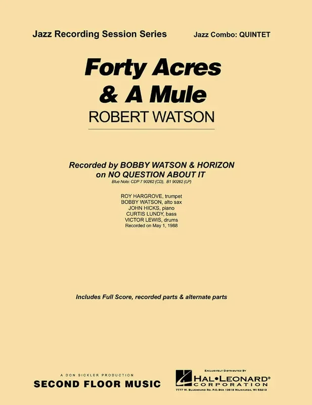 Robert Watson Forty Acres and a Mule Jazz Ensemble