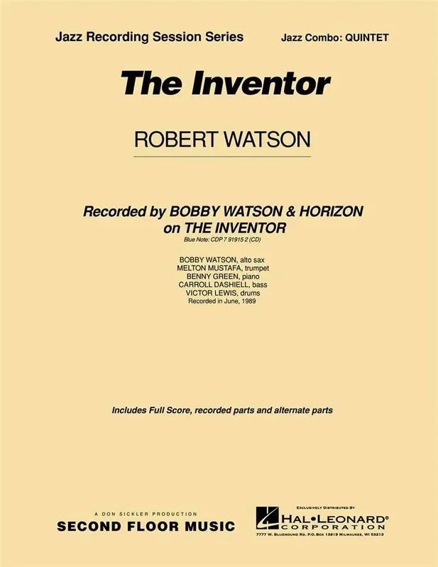 Robert Watson The Inventor (For Dad) Jazz Ensemble