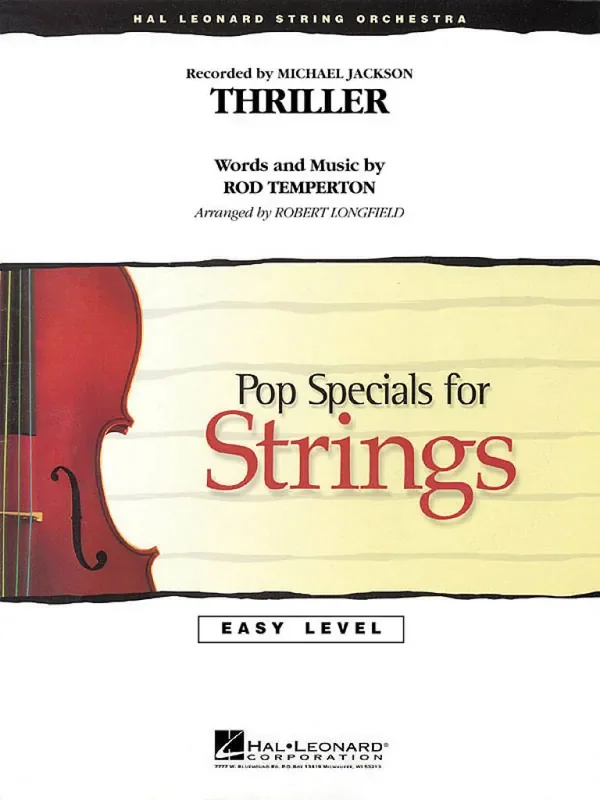 Rod Temperton Thriller (Arr. Robert Longfield) Streichorchester