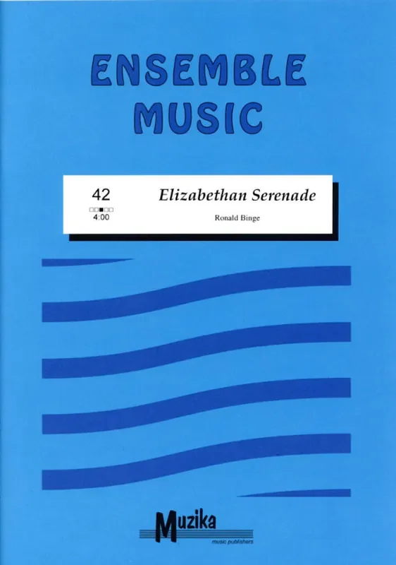 Roland Binge Elizabethan Serenade Vol.42 Variables Ensemble