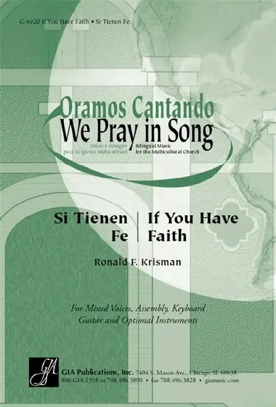 Ronald Krisman If You Have Faith-Instrumental edition Gemischter Chor mit Begleitung