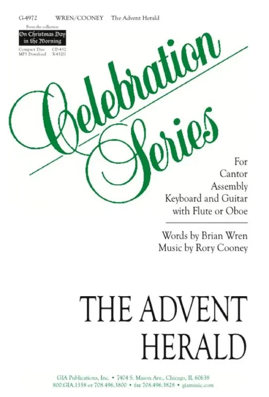 Rory Cooney Advent Herald, The Gemischter Chor mit Klavier/Orgel