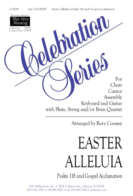 Rory Cooney Easter Alleluia – Instrument (Arr. Rory Cooney) Gemischter Chor mit Begleitung