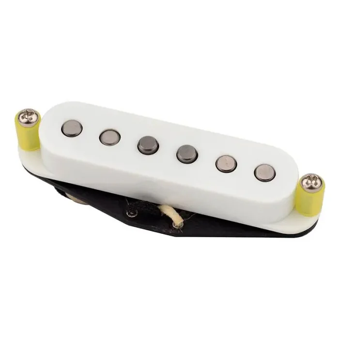 Roswell vintage ‘61 style single coil ST pickup, Alnico 5 rods, middle RWRP, white
