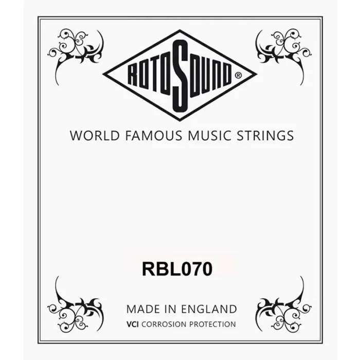 Rotosound Roto Bass .070 string for electric bass, nickel plated steel wound