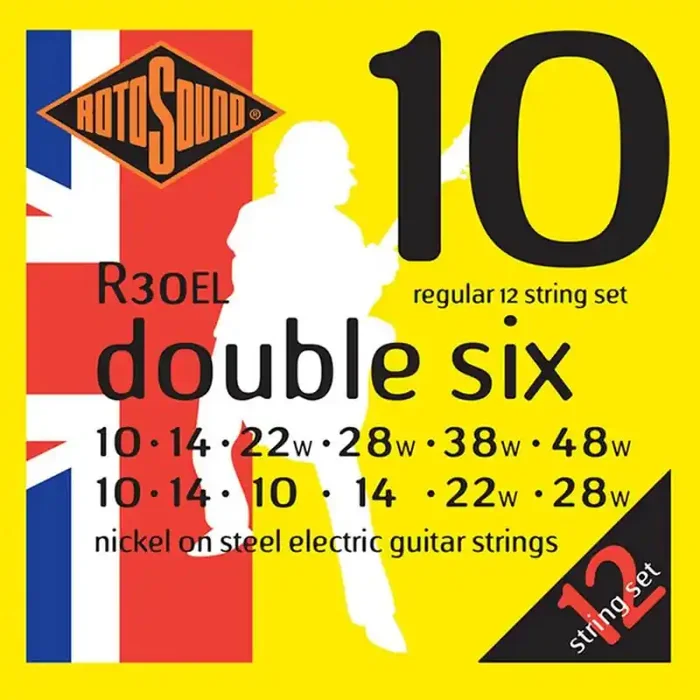 Rotosound Roto string set electric 12 nickel wound 10-48, regular