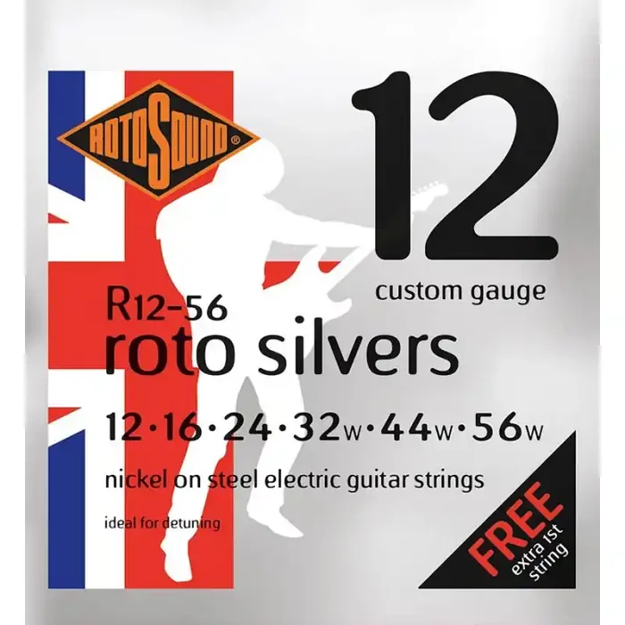 Rotosound Roto string set electric nickel wound 12-56, custom gauge