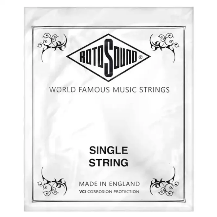 Rotosound Tru Bass 88 .075 string for electric bass, black nylon flatwound, medium scale