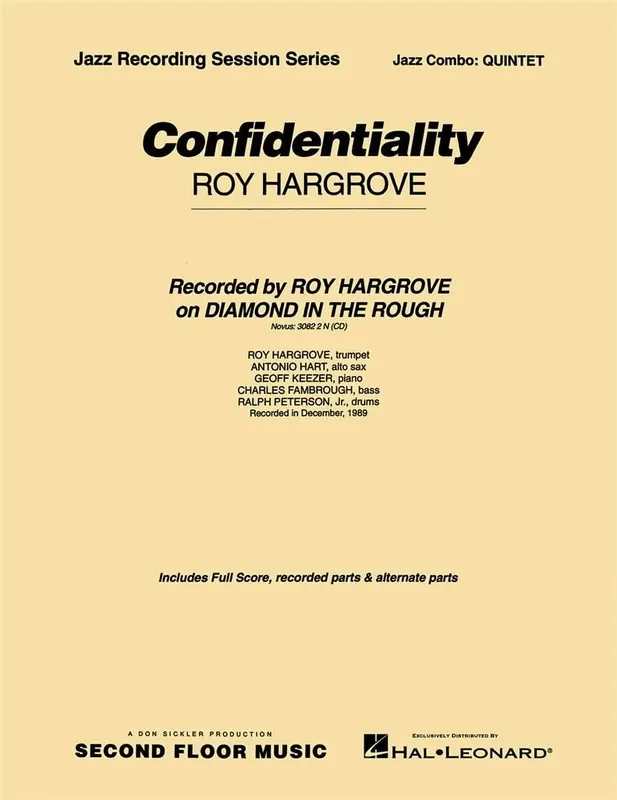 Roy Hargrove Confidentiality Jazz Ensemble