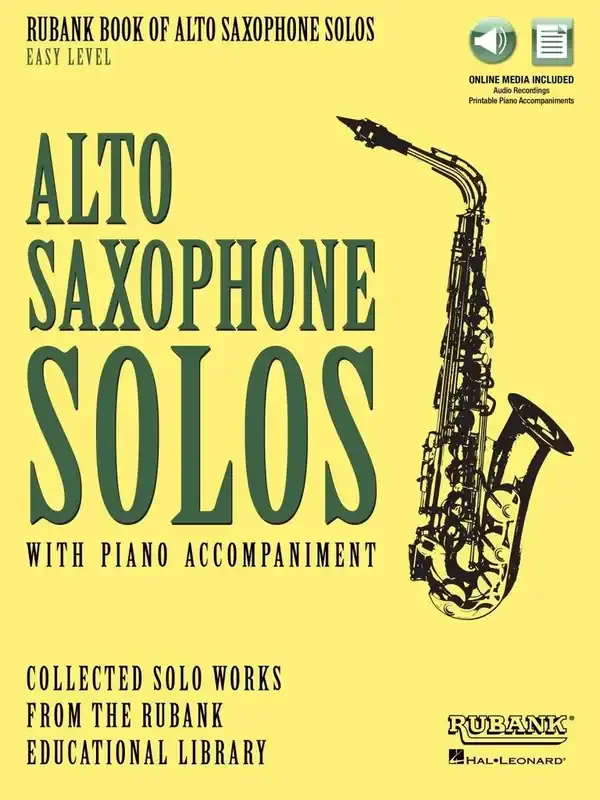 Rubank Book of Alto Saxophone Solos – Easy Level Altsaxophon