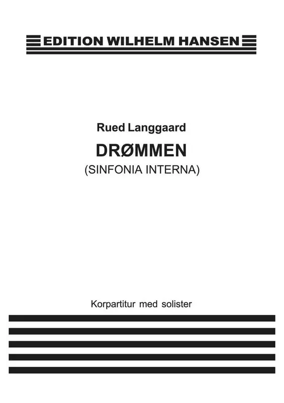 Rued Langgaard Drømmen Gemischter Chor mit Begleitung