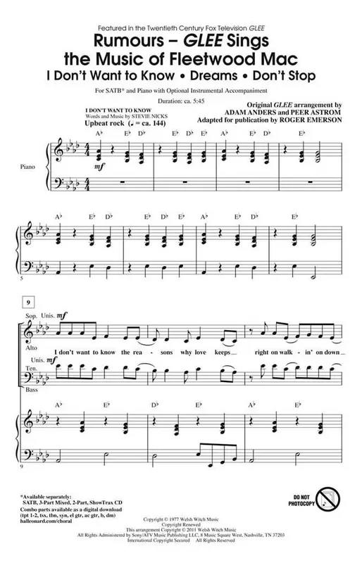 Rumours – Glee Sings The Music Of Fleetwood Mac