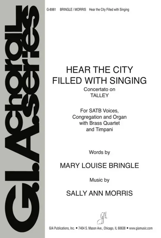 Sally Ann Morris Hear the City Filled with Singing – Organ edition