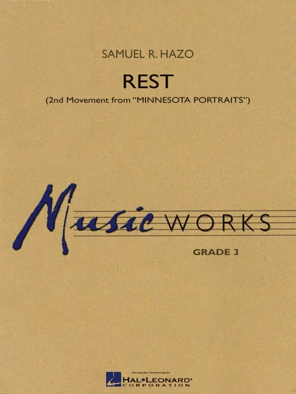 Samuel R. Hazo Rest (2nd Movement from Minnesota Portraits) Blasorchester