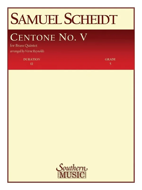 Samuel Scheidt Centone No. 5 (Arr. Verne Reynolds) Blechbläser Ensemble