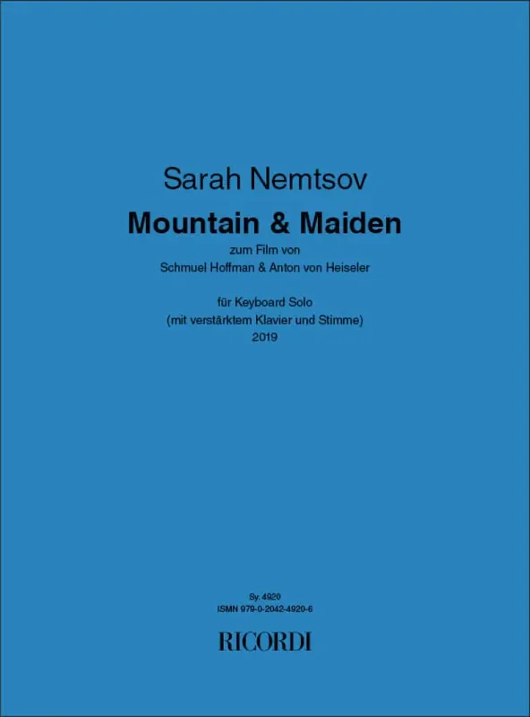 Sarah Nemtsov Mountain & Maiden Klavier, Gesang, Gitarre (Songbooks)