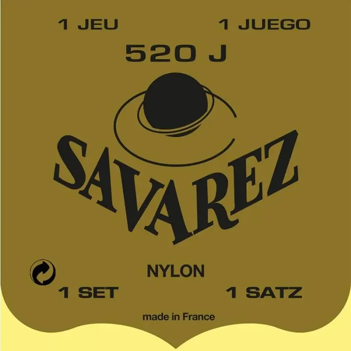 Savarez snarenset klassiek, Jaune, rectified nylon, traditional basses, extra hard tension
