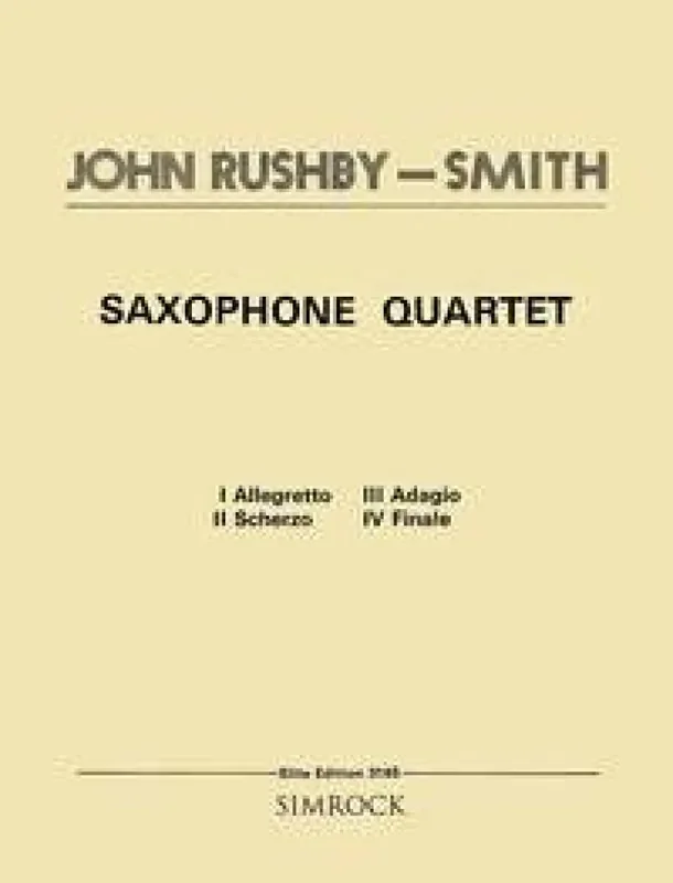 Saxophone Quartet Saxophon Ensemble