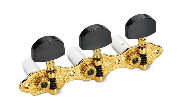 Schaller Hauser ebony gold Mechaniksatz Klassikgitarre