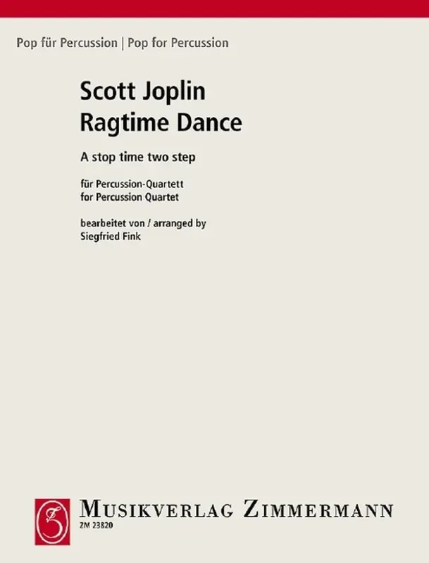 Scott Joplin Ragtime Dance Percussion Ensemble