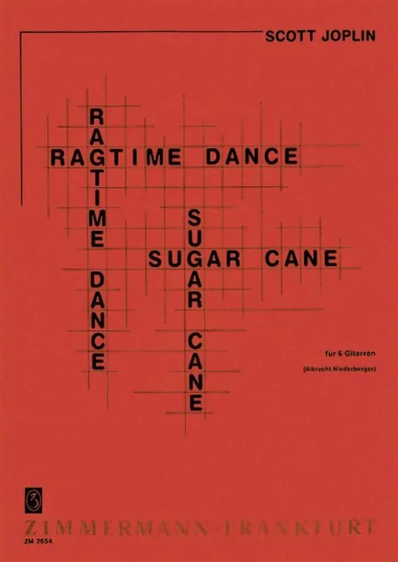 Scott Joplin Ragtime Dance / Sugar Cane (Arr. Albrecht Niederberger) Gitarren Ensemble