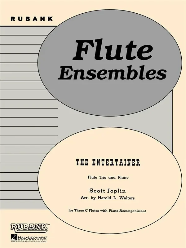 Scott Joplin The Entertainer (Arr. Harold L. Walters) Flöte Ensemble