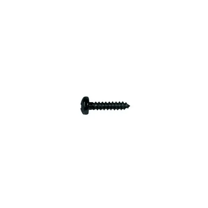 Screw, black, 2,2×6,5mm, 12pcs, dome head, tapping, for trussrod cover and tuners short