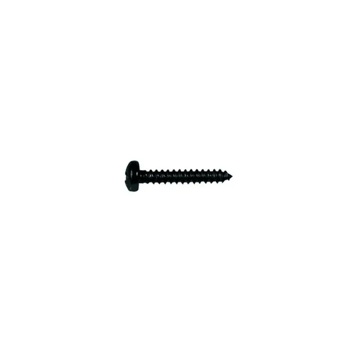 Screw, black, 2,2×9,5mm, 12pcs, dome head, tapping, for tuners