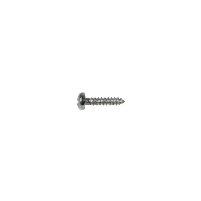 Screw, nickel, 2,2×6,5mm, 12pcs, dome head, tapping, for trussrod cover and tuners short