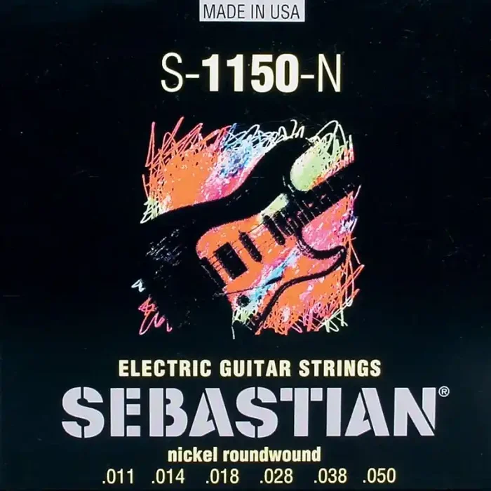 Sebastian snarenset elektrisch, nickel roundwound, coiled, 009-011-016-024-032-042