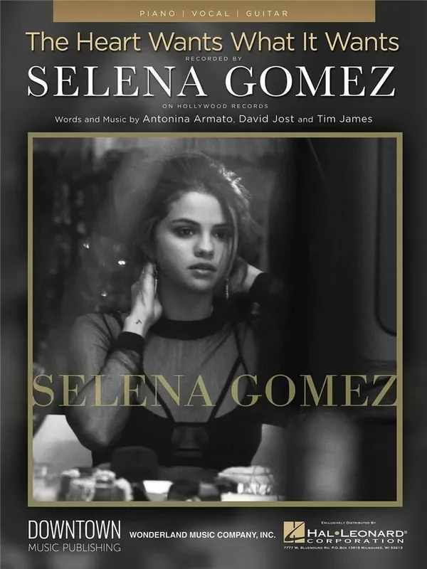 Selena Gomez The Heart Wants What It Wants Klavier, Gesang, Gitarre (Songbooks)