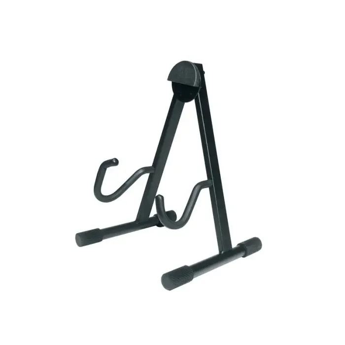 Semi-opvouwbaar statief voor elektrische gitaar, A-model, metaal, zwart