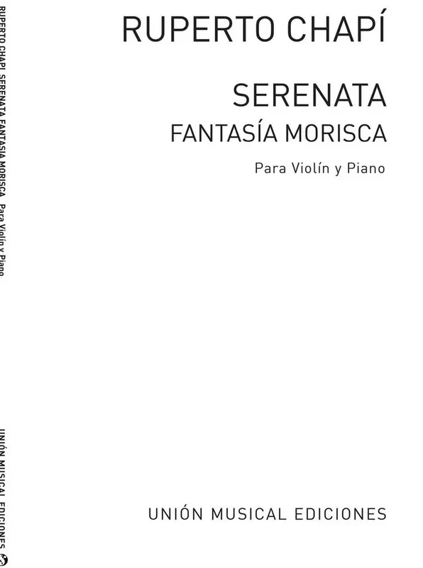 Serenata Morisca Violine mit Begleitung
