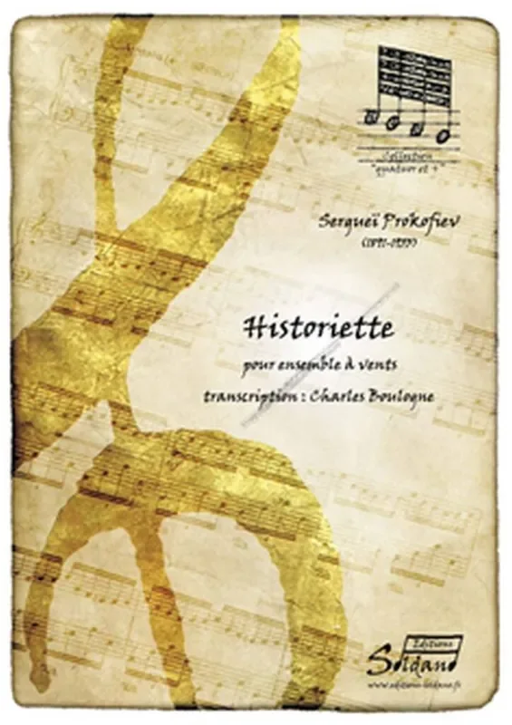 Sergei Prokofiev Historiette (Arr. Ch. Boulogne) Bläserensemble